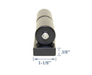 GatorPro® 5" Round Barrel Hinge – Heavy Duty Weld-On for Metal Gates & Doors – Black Finish