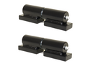 GatorPro® 5" Round Barrel Hinge – Heavy Duty Weld-On for Metal Gates & Doors – Black Finish