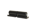 GatorPro® 7" Round Barrel Hinge – Heavy Duty Weld-On for Metal Gates & Doors – 900 lb Capacity, Grease Zerk, Black Finish