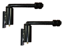 3/4" J-Bolt Barrel Hinge Pair