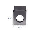 1-1/2" Single Hole Lockbox Weldable