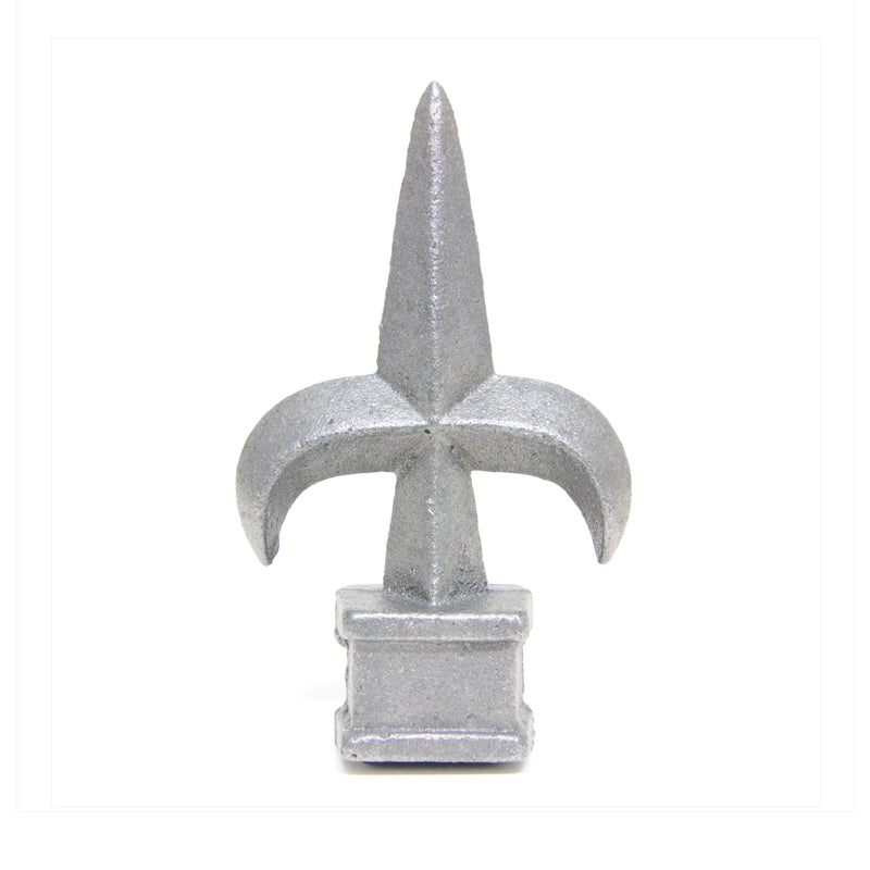 5/8" Cast Iron Ornamental Finial Spear Tri Point