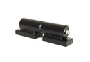 GatorPro® 5" Round Barrel Hinge – Heavy Duty Weld-On for Metal Gates & Doors – Black Finish