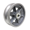 6" V Groove Cast Iron Wheel