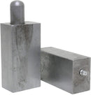 7" Rectangle Block Hinge