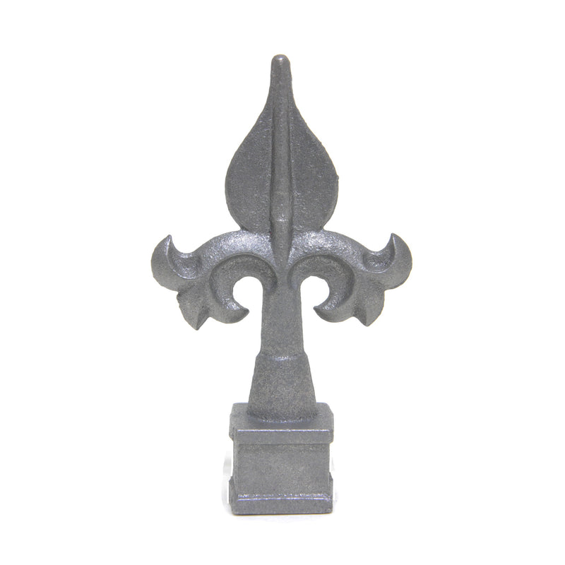 5/8" Cast Iron Ornamental Finial Spear Fleur