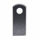 2-1/4" x 1" Flat Steel Tab Brackets