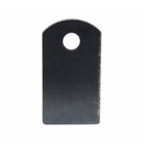 2-3/4" x 1-1/2" Flat Steel Tab Brackets