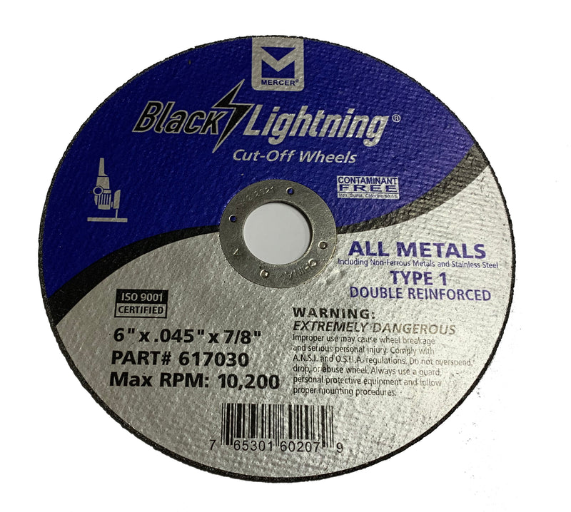 6" Cut Off Wheel MERCER-617030 (5 Pack)
